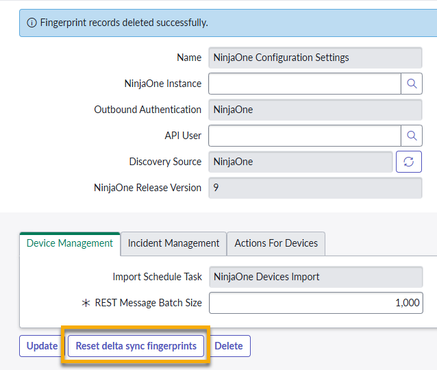 servicenow_reset delta sync fingerprints.png